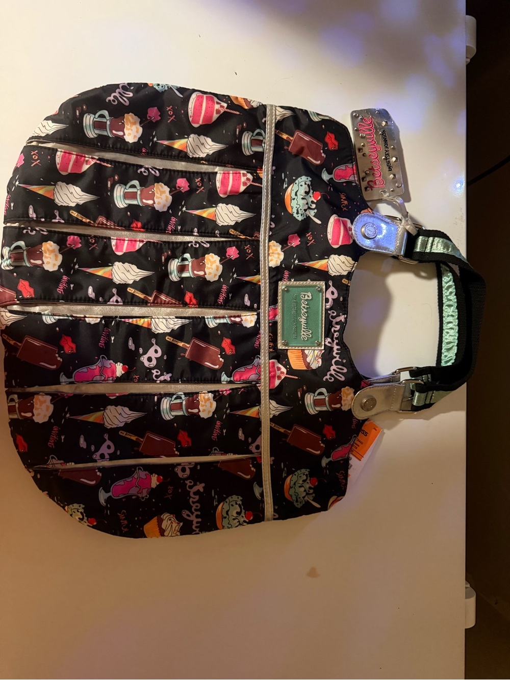 Betseyville by Betsey Johnson
"Sweet Treats" Hobo/Tote Bag 2008 NWT